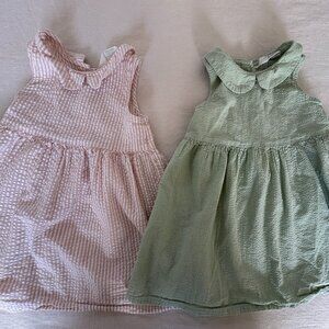 H&M Girls 4T Vintage-Inspired Ruffle Collar Dresses